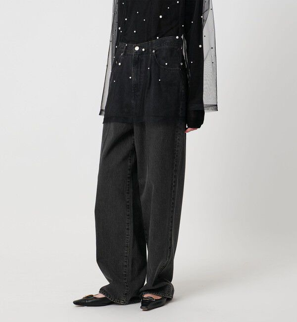 AEWEN MATOPH「＜AEWEN MATOPH＞デニムタックパンツ」|デニム|