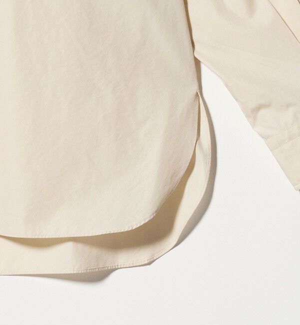 UNITED ARROWS「カリビアーナミルズ ポプリン バンドカラーシャツ」|シャツ・ブラウス|