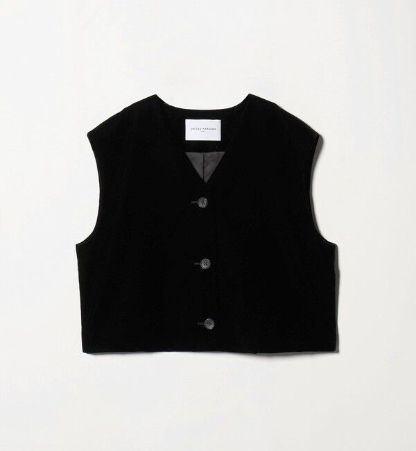 UNITED ARROWS「ベルベット ミニ ベスト」|ベスト・ジレ|