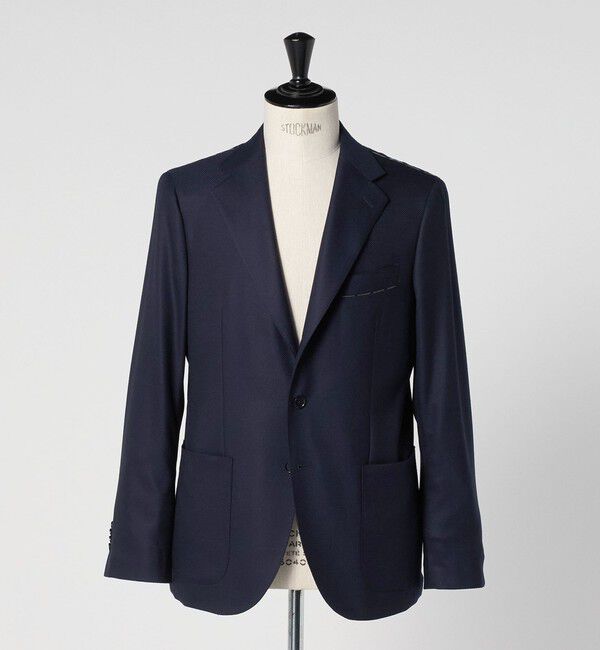 UNITED ARROWS「タスマニアウール ホップサック 3ボタン シングルジャケット S‐MODEL」|テーラードジャケット|