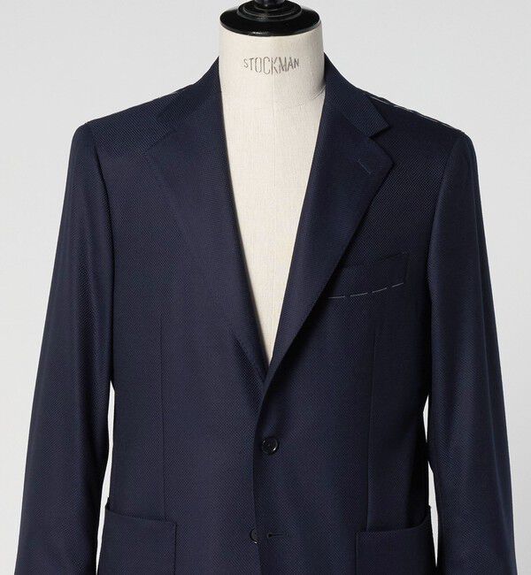 UNITED ARROWS「タスマニアウール ホップサック 3ボタン シングルジャケット S‐MODEL」|テーラードジャケット|