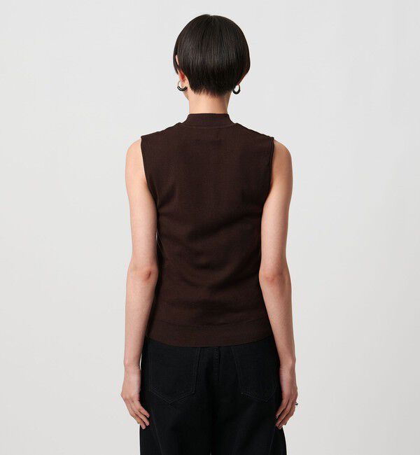 UNITED ARROWS「ハイネック ノースリーブ ニット ウォッシャブル」|ニット・セーター|