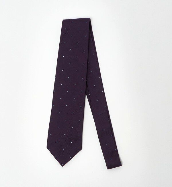 UNITED ARROWS「カラー ドット ネクタイ」|ネクタイ・蝶ネクタイ|PURPLE