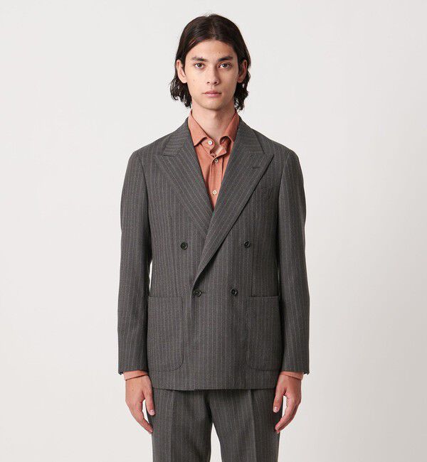 UNITED ARROWS「MARZOTTO/アムンゼン ４ボタン ダブル テーラードジャケット R-MODEL」|スーツ|