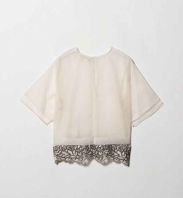 AEWEN MATOPH「＜AEWEN MATOPH＞チュールレースレイヤードブラウス」|シャツ・ブラウス|