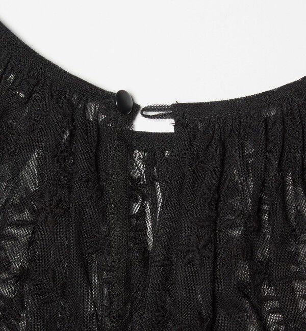 UNITED ARROWS「レース イレギュラー フリル ブラウス」|シャツ・ブラウス|