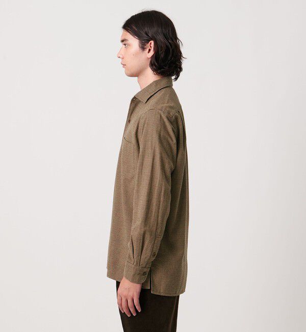 UNITED ARROWS「ALBIATE ブロックチェック ワンピースカラー シャツ」|シャツ・ブラウス|