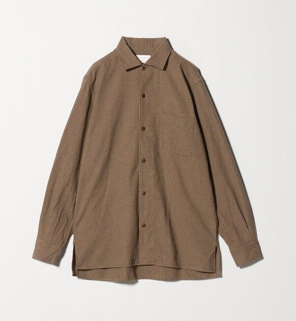 UNITED ARROWS「ALBIATE ブロックチェック ワンピースカラー シャツ」|シャツ・ブラウス|