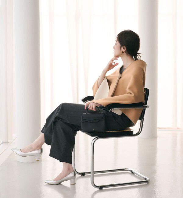 UNITED ARROWS「バイカラー リバー ストール」|ポンチョ・ケープ|