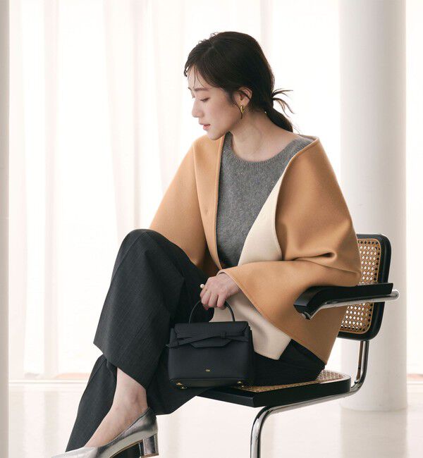 UNITED ARROWS「バイカラー リバー ストール」|ポンチョ・ケープ|