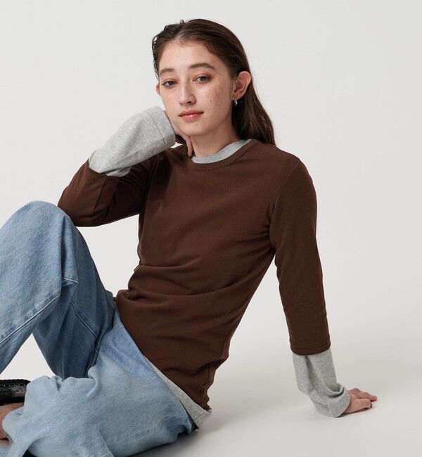 UNITED ARROWS「【別注】＜WILHELM NEUBERT＞レイヤード トップス」|Tシャツ・カットソー|