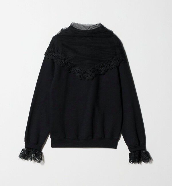 UNITED ARROWS「【別注】＜dahl&rsquo;ia＞レーススカーフ スウェット」|スウェット・ジャージ|