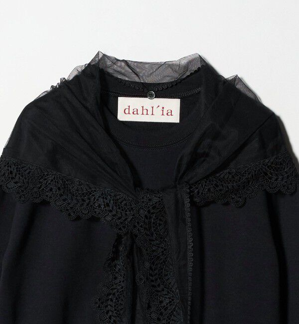 UNITED ARROWS「【別注】＜dahl&rsquo;ia＞レーススカーフ スウェット」|スウェット・ジャージ|