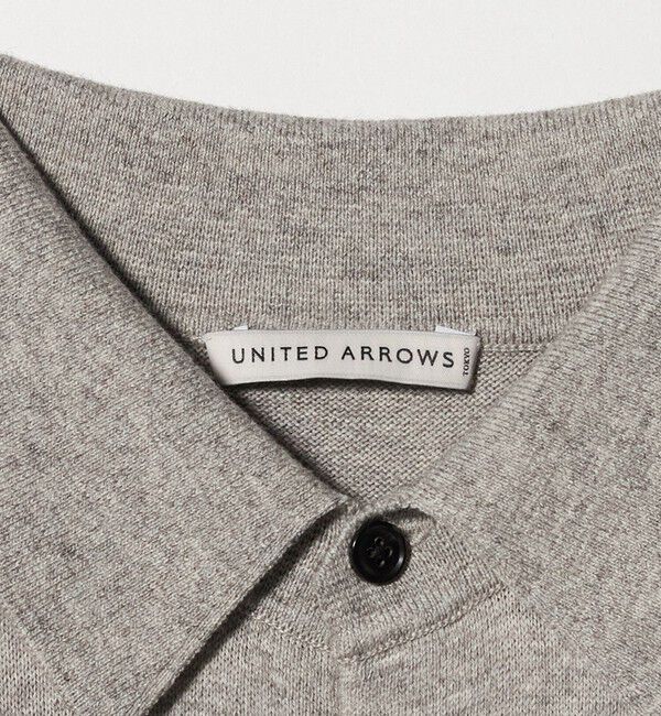 UNITED ARROWS「ピマコットン アルパカ ポロカラー カーディガン」|カーディガン|