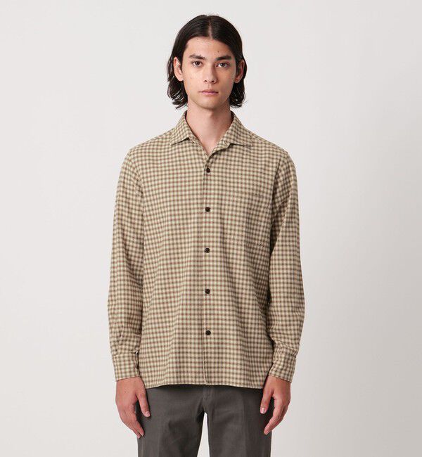UNITED ARROWS「ALBIATE オンブレチェック CPOシャツ」|シャツ・ブラウス|