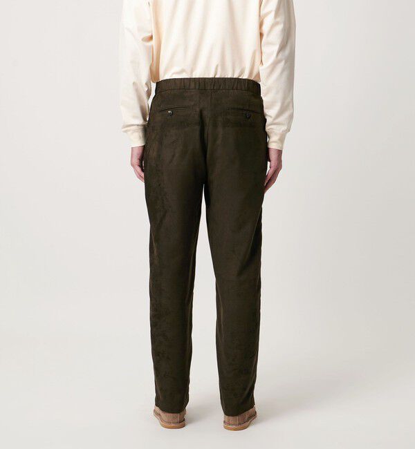 UNITED ARROWS「スエードライク オールギャザー リラックス イージーパンツ」|チノ|
