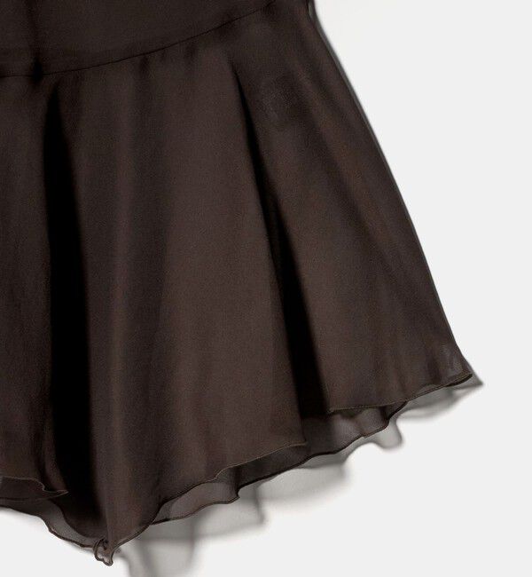 UNITED ARROWS「シアー イレギュラー フリル ブラウス -ウォッシャブル-」|シャツ・ブラウス|