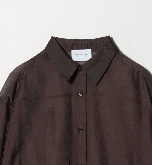 UNITED ARROWS「シアー シャツ -ウォッシャブル-」|シャツ・ブラウス|