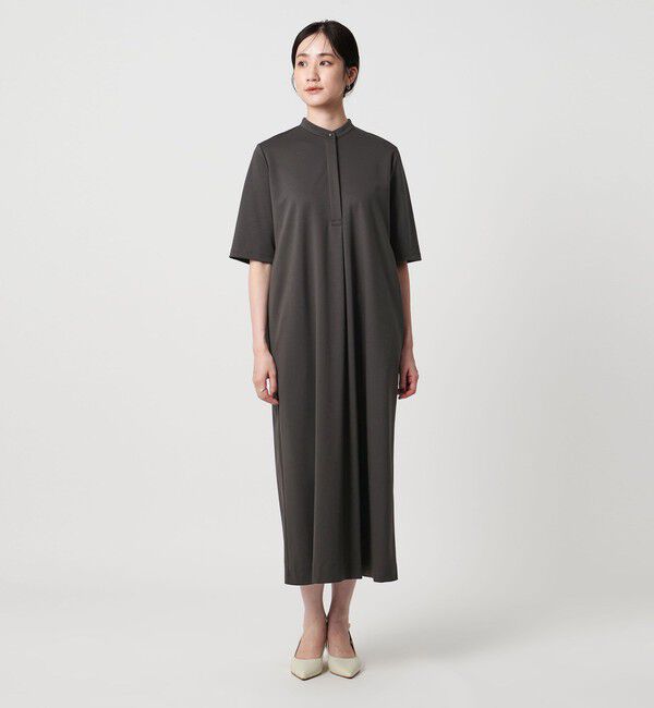 UNITED ARROWS「ポンチ ハーフスリーブ ワンピース ‐ウォッシャブル‐」|ワンピース|