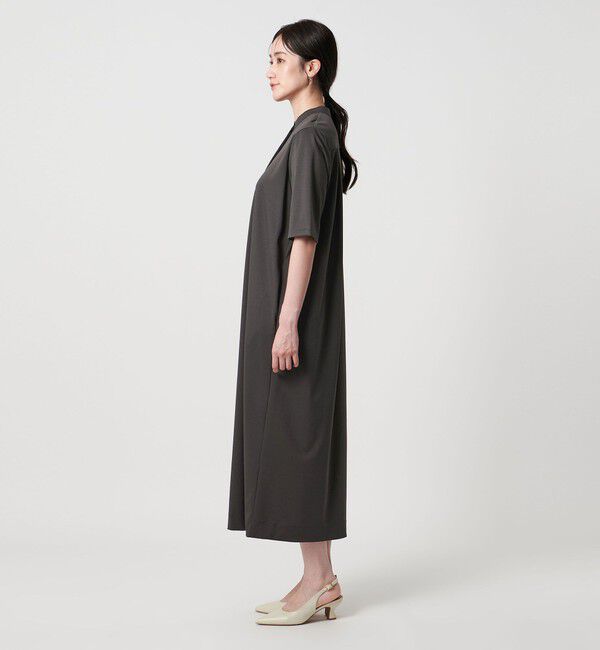 UNITED ARROWS「ポンチ ハーフスリーブ ワンピース ‐ウォッシャブル‐」|ワンピース|