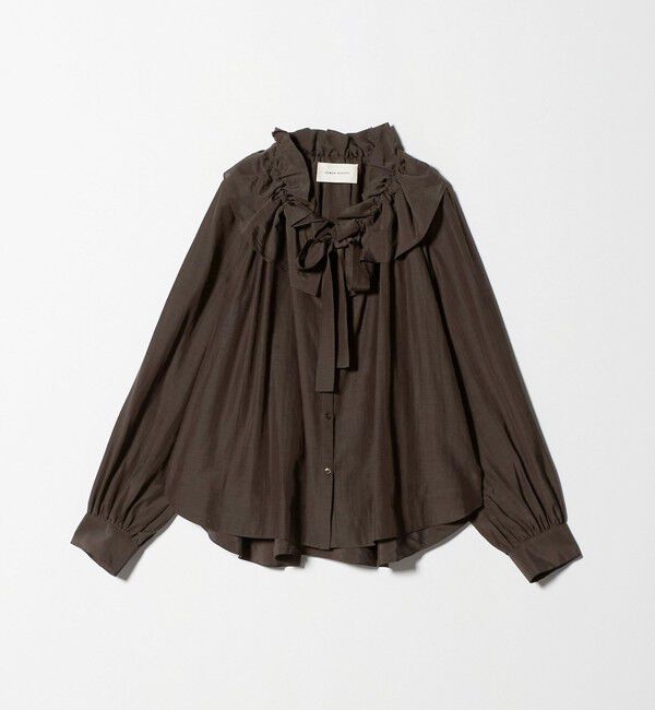 AEWEN MATOPH「＜AEWEN MATOPH＞ギャザーリボンブラウス ‐ ウォッシャブル ‐」|シャツ・ブラウス|