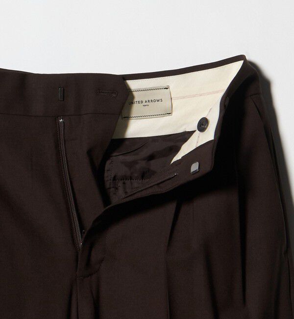 UNITED ARROWS「トロピカル ２タック ワイドパンツ ストレッチ」|チノ|