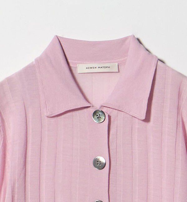 AEWEN MATOPH「＜AEWEN MATOPH＞シアーリブポロニット」|ニット・セーター|