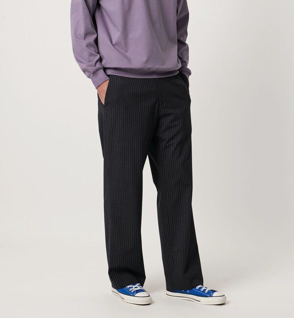 UNITED ARROWS「トロピカル ストライプ モダンイージー パンツ」|チノ|