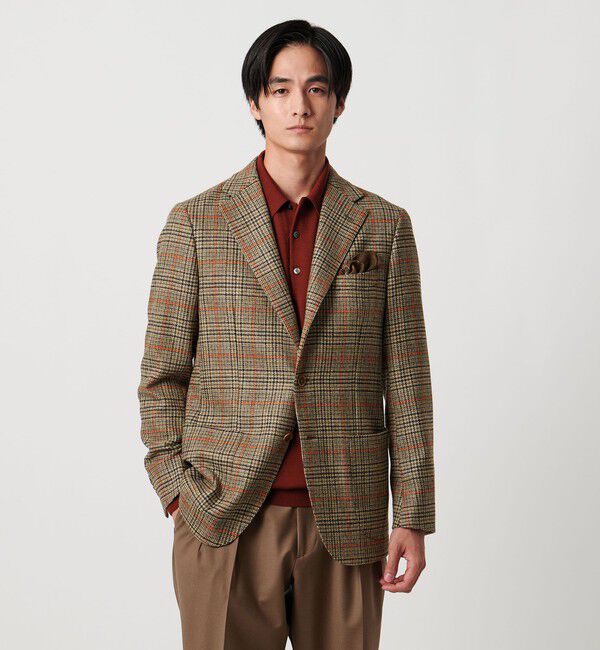 UNITED ARROWS「ウィンドウペン 3ボタン テーラードジャケット C‐MODEL」|テーラードジャケット|