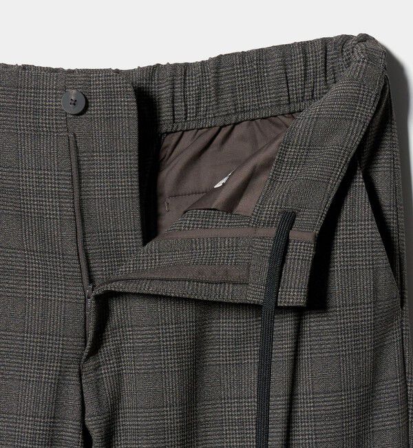 UNITED ARROWS「トロピカル チェック モダンイージー スラックス」|チノ|