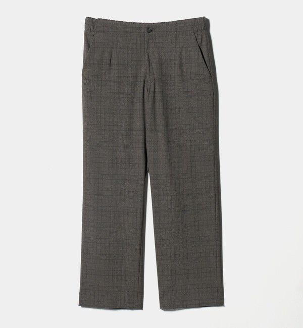 UNITED ARROWS「トロピカル チェック モダンイージー スラックス」|チノ|