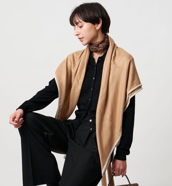 UNITED ARROWS「トリミング スカーフ」|ストール|