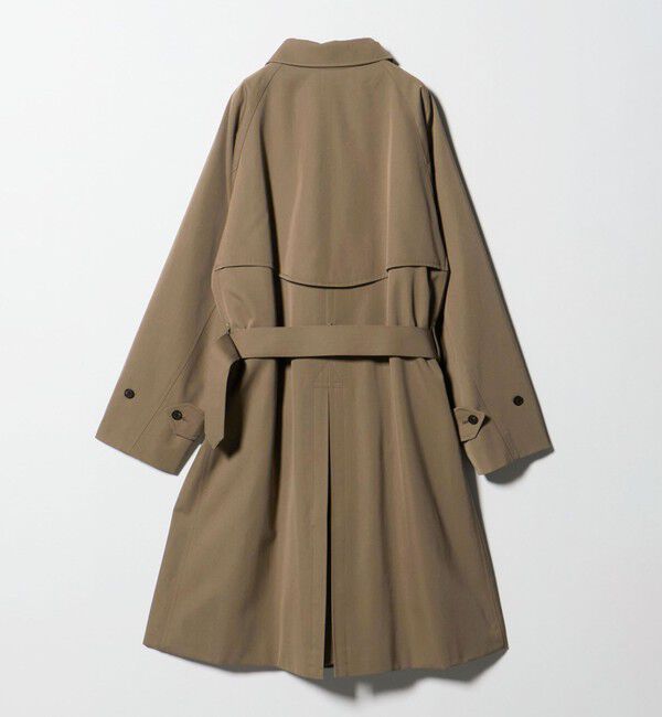 UNITED ARROWS「ウール コットン ギャバジン ベルテッド バルマカーンコート 撥水」|ステンカラーコート|