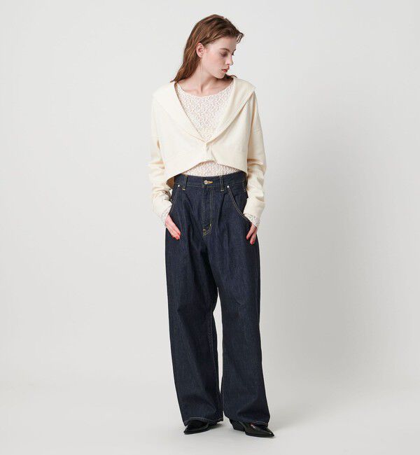 ASTRAET「＜ASTRAET＞1タック バルーン デニムパンツ」|デニム|