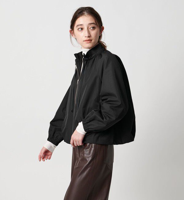 UNITED ARROWS「【別注】＜Marilyn Moon＞プリーツ ネック ブルゾン」|ブルゾン・スタジャン|