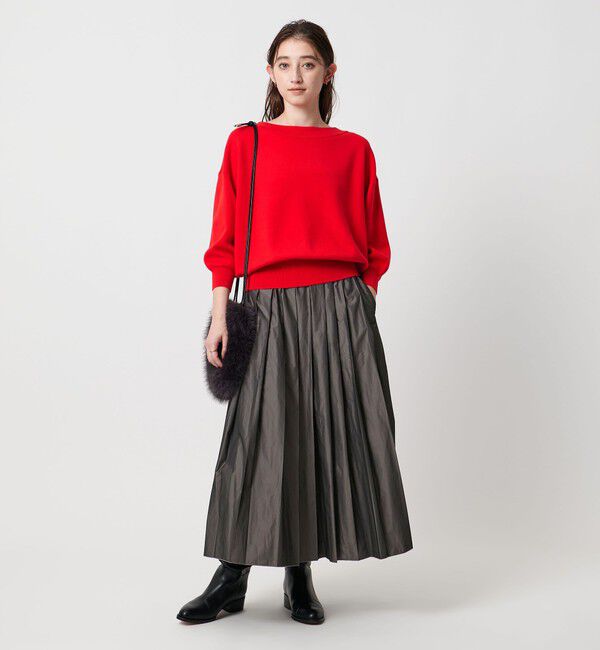 UNITED ARROWS「シャンブレー タフタ プリーツ スカート」|スカート|