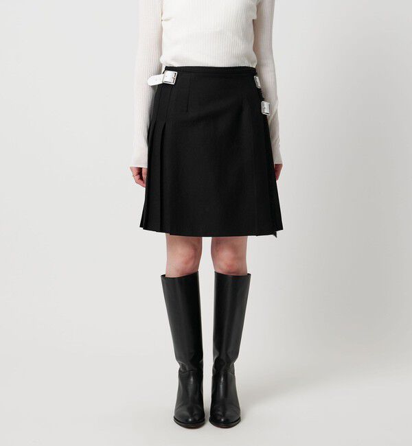 UNITED ARROWS「【別注】＜O&rsquo;NEIL of DUBLIN＞ベルト コンビ ミニ スカート」|スカート|