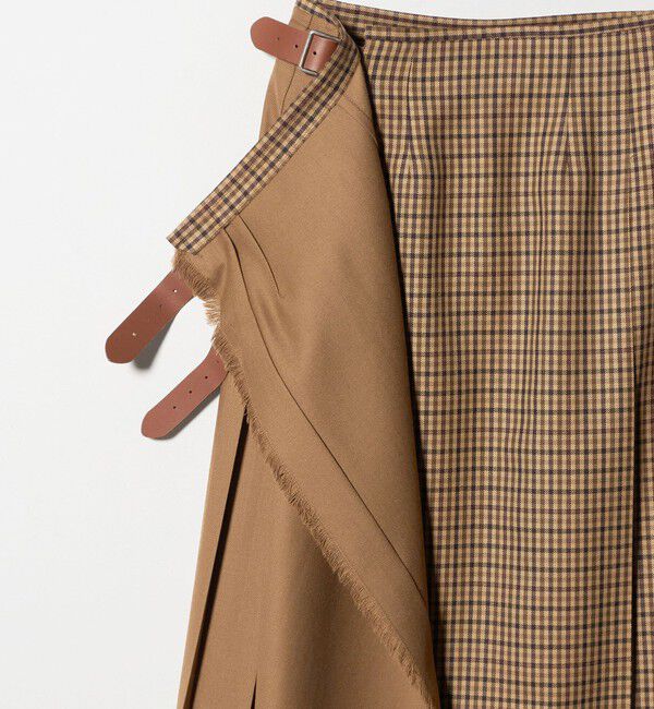 UNITED ARROWS「【別注】＜O&rsquo;NEIL of DUBLIN＞チェック コンビ スカート」|フレア|