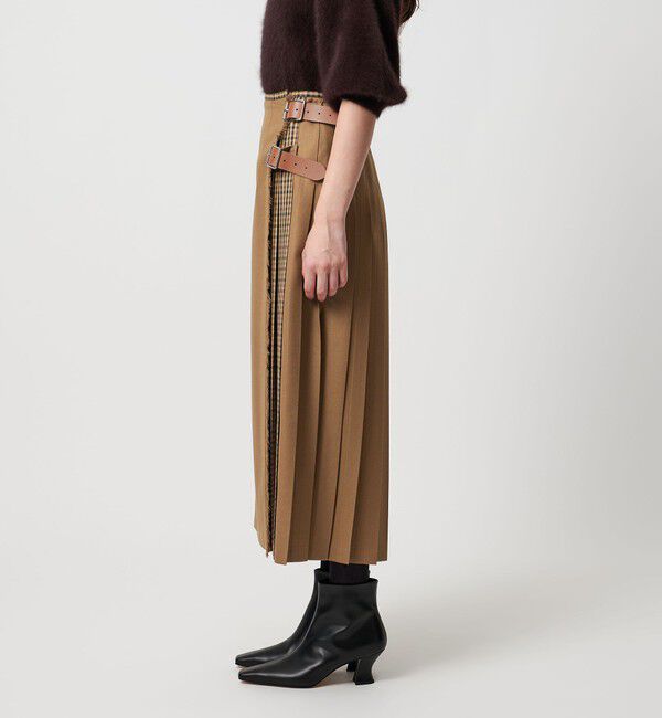 UNITED ARROWS「【別注】＜O&rsquo;NEIL of DUBLIN＞チェック コンビ スカート」|フレア|