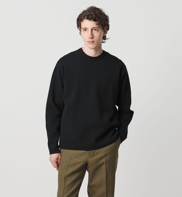 UNITED ARROWS「フォーシーズンズ ミラノリブ クルーネック ニット」|ニット・セーター|