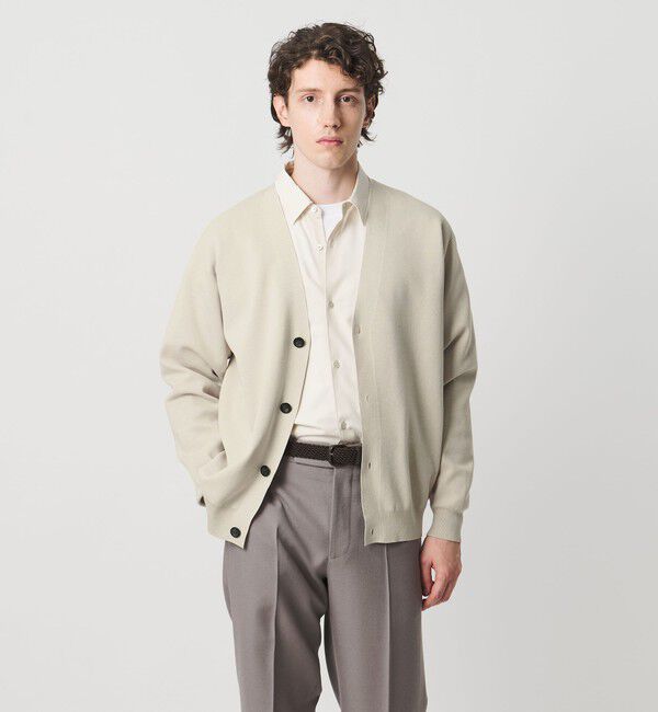 UNITED ARROWS「フォーシーズンズ ミラノリブ カーディガン」|カーディガン|NATURAL