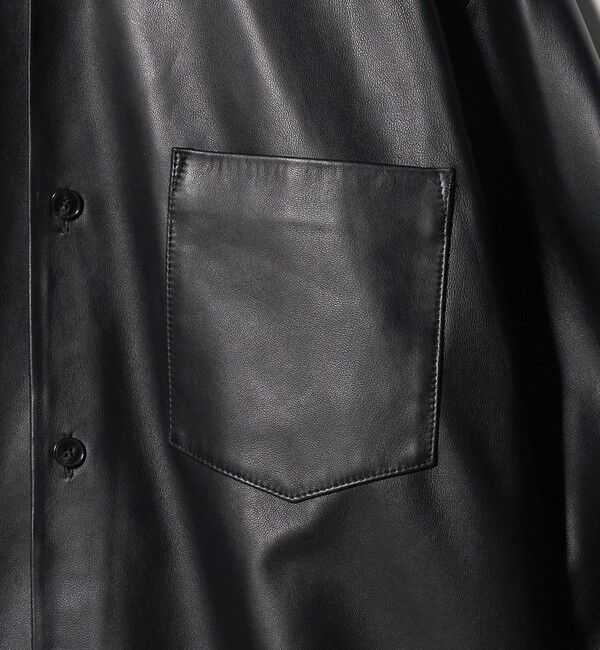 UNITED ARROWS「シープレザー オーバーシャツ」|その他|