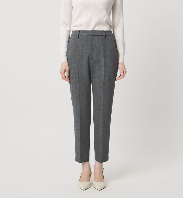 UNITED ARROWS「ダブルクロス ストレート パンツ ‐ウォッシャブル‐」|チノ|