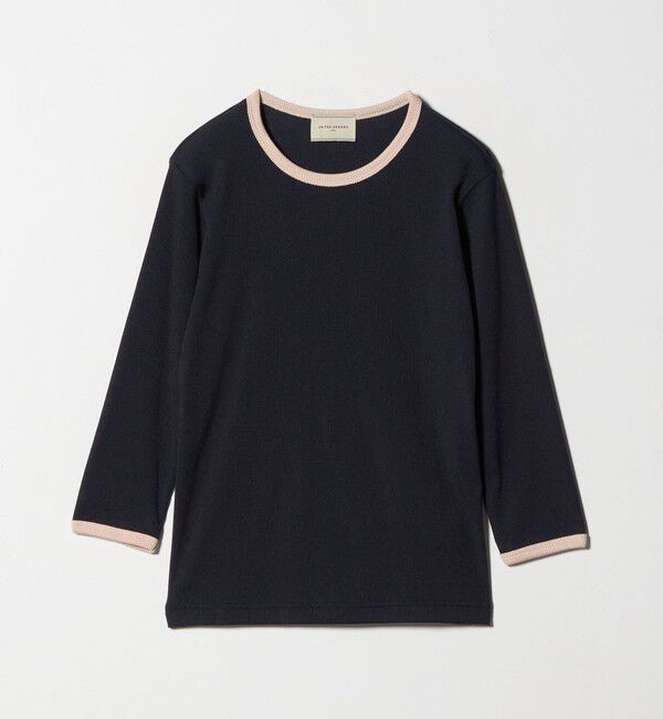 UNITED ARROWS「 リブ バイカラー パイピング カットソー」|Tシャツ・カットソー|