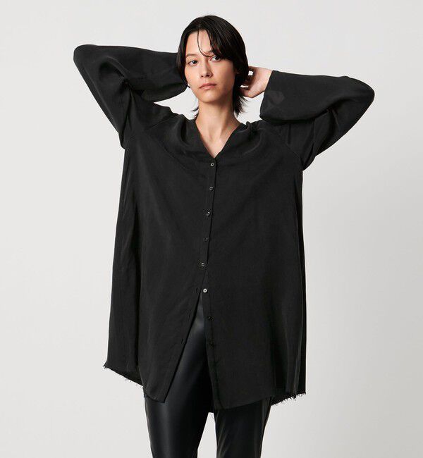 AEWEN MATOPH「＜AEWEN MATOPH＞フレアVネックシャツワンピース」|ワンピース|