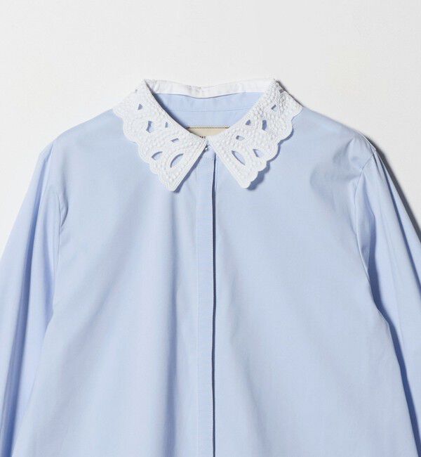 UNITED ARROWS「エンブロイダリー カラー シャツ ‐ウォッシャブル‐」|シャツ・ブラウス|