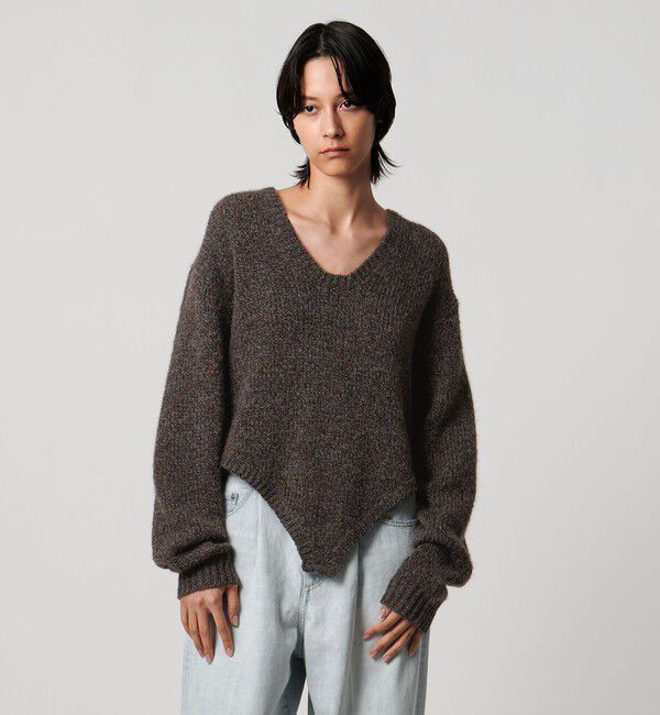 AEWEN MATOPH「＜AEWEN MATOPH＞ウールアルパカ ニットロンパース」|ニット・セーター|