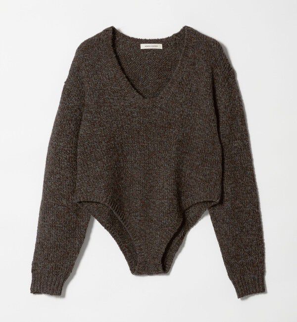 AEWEN MATOPH「＜AEWEN MATOPH＞ウールアルパカ ニットロンパース」|ニット・セーター|