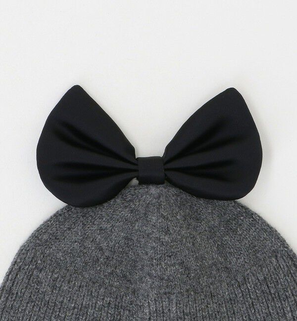 UNITED ARROWS「リボン ニットキャップ」|ニット帽|