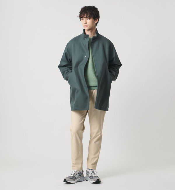 UNITED ARROWS「ウィンター ピケ オールギャザー イージーパンツ」|チノ|